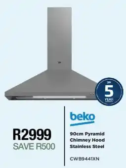 House & Home Beko Pyramid Chimney Hood Stainless Steel offer