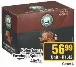 J&E Cash and Carry Robertsons Envelope Spices offer