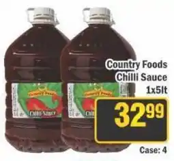 J&E Cash and Carry Country Foods Chilli Sauce offer