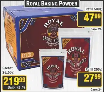 J&E Cash and Carry Royal baking powder offer