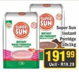 J&E Cash and Carry Super Sun Instant Porridge offer