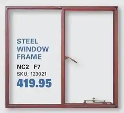 Cashbuild Steel window frame offer