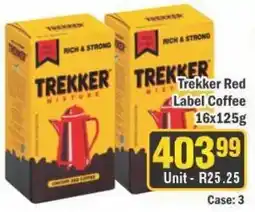 J&E Cash and Carry Trekker Red Label Coffee offer
