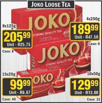 J&E Cash and Carry Joko Loose Tea offer