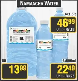 J&E Cash and Carry Namaacha Water offer