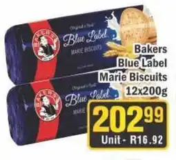 J&E Cash and Carry Bakers Blue Label Marie Biscuits offer