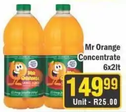 J&E Cash and Carry Mr Orange Concentrate offer