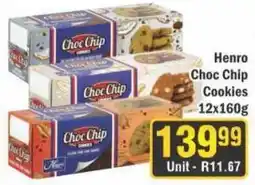 J&E Cash and Carry Henro Choc Chip Cookies offer
