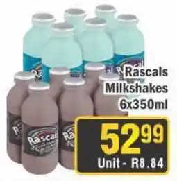 J&E Cash and Carry Rascals Milkshakes offer