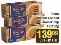 J&E Cash and Carry Henro Cookies-Salted Caramel Chip offer