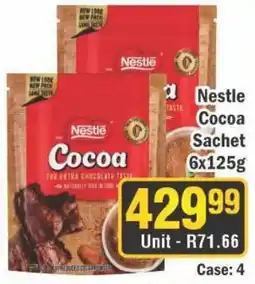 J&E Cash and Carry Nestle Cocoa Sachet offer