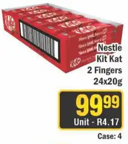 J&E Cash and Carry Nestle Kit Kat 2 Fingers offer
