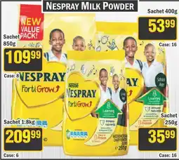 J&E Cash and Carry Nestle nespray milk powder offer