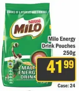 J&E Cash and Carry Nestle Milo Energy Drink Pouches offer