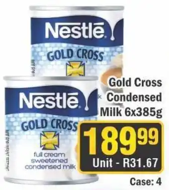 J&E Cash and Carry Nestle Gold Cross Condensed Milk offer