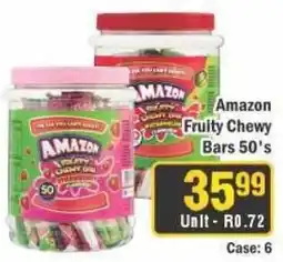 J&E Cash and Carry Amazon Fruity Chewy Bars offer