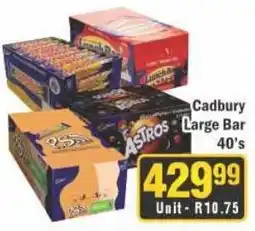 J&E Cash and Carry Cadbury Large Bar offer