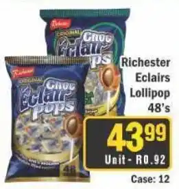 J&E Cash and Carry Richester Eclairs Lollipop offer