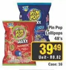 J&E Cash and Carry Pin Pop Lollipops offer
