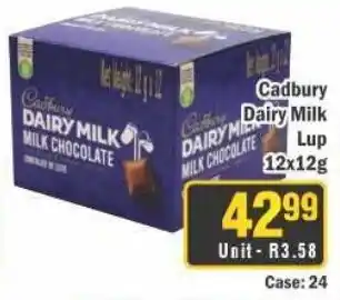 J&E Cash and Carry Cadbury Dairy Milk Lup offer