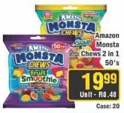 J&E Cash and Carry Amazon Monsta Chews 2 in 1 offer