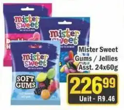 J&E Cash and Carry Mister Sweet Gums/ Jellies offer
