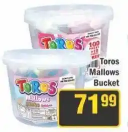 J&E Cash and Carry Toros Mallows Bucket offer