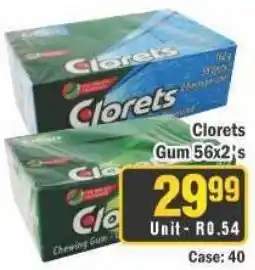 J&E Cash and Carry Clorets Gum offer