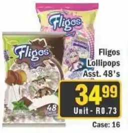 J&E Cash and Carry Fligos Lollipops offer