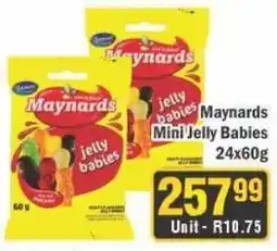 J&E Cash and Carry Maynards Mini Jelly Babies offer