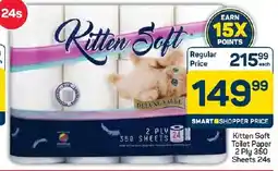 Pick n Pay Hypermarket Kitten Soft Toilet Paper 2 Ply offer