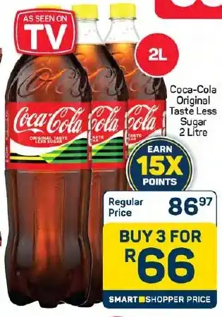 Pick n Pay Hypermarket Coca-Cola Original Taste Less Sugar offer