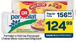 Pick n Pay Hypermarket Parmalat or Melrose Processed Cheese Slices Assorted offer