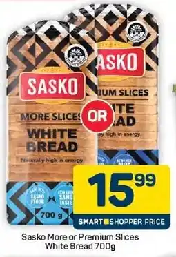 Pick n Pay Hypermarket Sasko More or Premium Slices White Bread offer