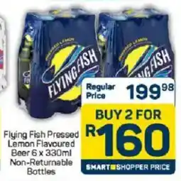 Pick n Pay Flying Fish Pressed Lemon Flavoured Beer Non-Returnable Bottles offer