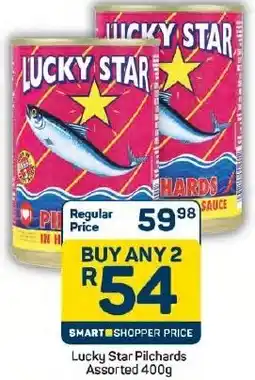 Pick n Pay Hypermarket Lucky Star Pilchards Assorted offer