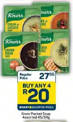 Pick n Pay Hypermarket Knorr Packet Soup Assorted offer