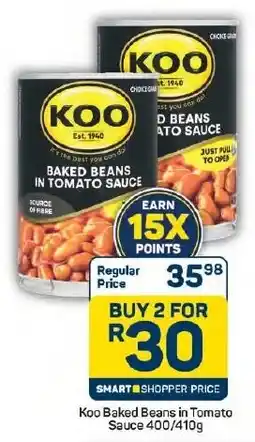 Pick n Pay Hypermarket Koo Baked Beans in Tomato Sauce offer