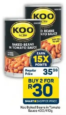 Pick n Pay Hypermarket Koo Baked Beans in Tomato Sauce offer
