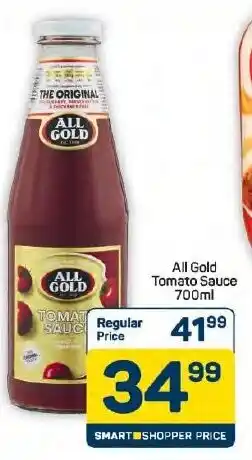 Pick n Pay Hypermarket All Gold Tomato Sauce offer