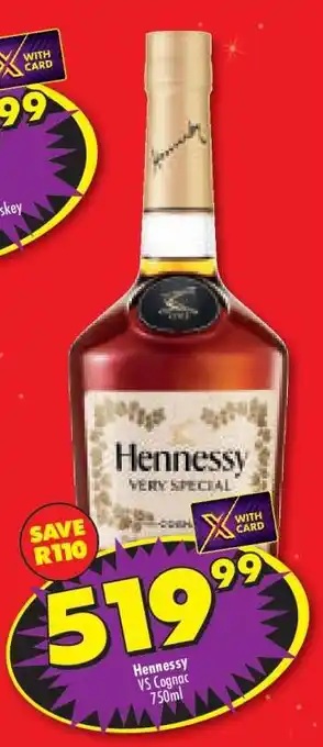 Shoprite Hennessy VS Cognac-750ml offer