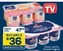 Pick n Pay Clover Low Fat Smooth Yoghurt offer