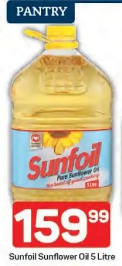 Pick n Pay Sunfoil Sunflower Oil 5 Litre offer