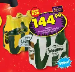 Shoprite Savanna Premium Dry/Angry Lemon Cider offer