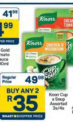 Pick n Pay Knorr Cup a Soup Assorted 3s/4s offer