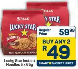 Pick n Pay Lucky Star Instant Noodles 5 x 65g offer