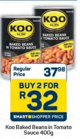 Pick n Pay Koo Baked Beans in Tomato Sauce 400g offer