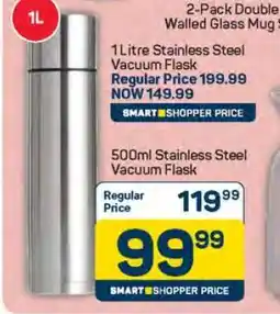 Pick n Pay 1 Litre Stainless Steel Vacuum Flask offer