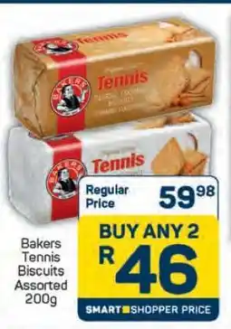 Pick n Pay Bakers Tennis Biscuits Assorted 200g offer