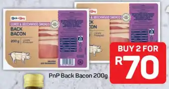 PnP Back Bacon 200g